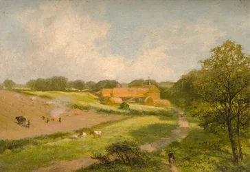 Landscape with Farm Buildings