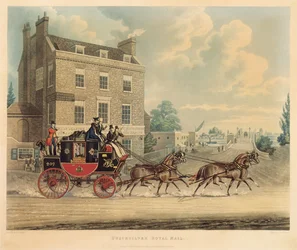 Quicksilver Royal Mail Passing the Star and Garter at Kew Bridge