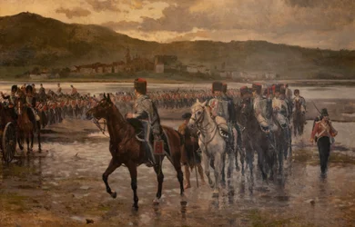 Passage Of The Bidasoa By Wellington