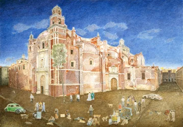 Women Fighting outside the Church of Santa Catarina