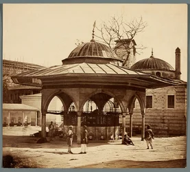 "Fountain in the Courtyard of Hagia Sophia"