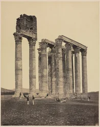 Temple of Jupiter Olympius, c. 1853