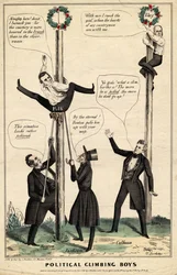 Political Climbing Boys, Published by J Baillie, H Bucholzer, New York