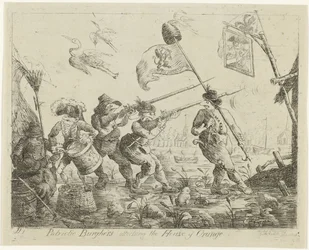 Satirical Print on Goejanverwellesluis, 1787