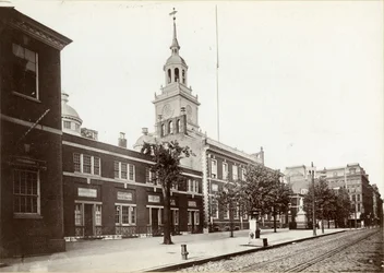 Independence Hall, Chestnut Street, South Side between 5th and 6th Streets, 1898