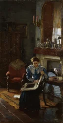A Dublin Interior, c.1915-20