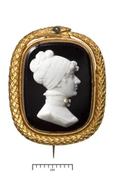 Death of Princess Charlotte Gold Memorial Brooch, c.1817