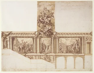 Design for Ceiling Walls and Staircase
