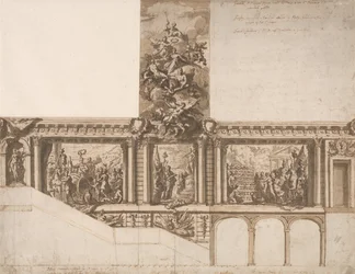Design for Ceiling Walls and Staircase