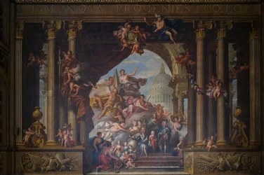 The West Wall of the Painted Hall