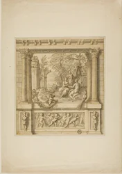 Wall Decoration with Story of Egeria & Numa Pompilius