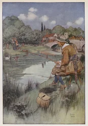 Illustration for The Compleat Angler by Izaak Walton