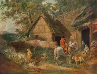 A Boy Employed Burning the Weeds