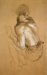 Crouching Man, study for 