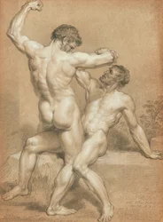 Figure Study - the Wrestlers