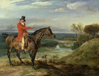 John Levett Hunting at Wychnor, Staffordshire