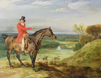 John Levett Hunting in the Park at Wychnor, Staffordshire