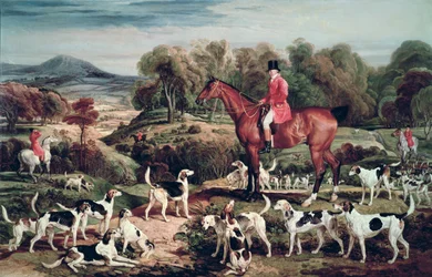 Ralph Lambton and His Hounds