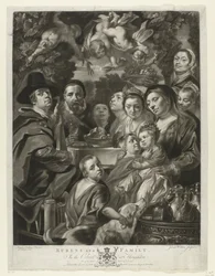 Portrait of Jacques Jordaens with His Parents, Brothers, and Sisters (series title: Paintings from The Houghton Gallery)