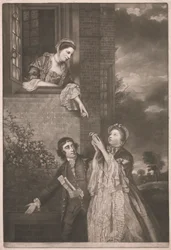 Charles James Fox, with Lady Sarah Lenox and Lady Susan Strangways