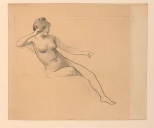 Seated Female Nude
