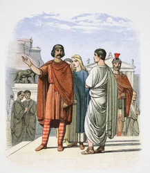 Caractacus in Rome, 52