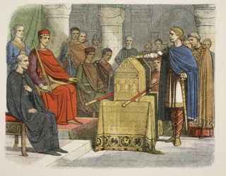 Harold II Swears Fidelity to Duke William of Normandy