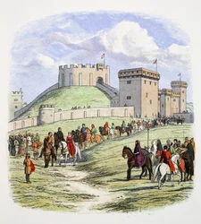 Matilda is Permitted to Retire from Arundel, Sussex, 1139, 1864