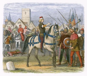 Richard assumes the command of the rebels in the Peasants Revolt