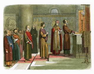 The Barons Swear to Achieve Their Liberties