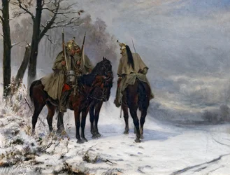 Dragon Patrol in the Field in 1870, c.1890