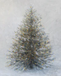 Snowy Christmas Glow