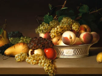 Fruit in a Chinese Basket, 1822