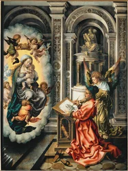 Saint Luke Paints the Madonna
