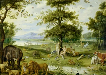 Adam and Eve in the Garden of Eden