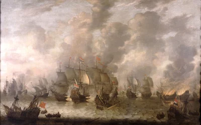 The Battle of Scheveningen, 31 July 1653