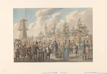 The Fish Market in Rotterdam, 1816