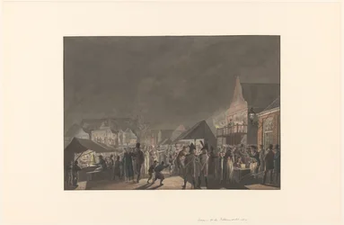 Fair at the Butter Market in Amsterdam, 1810