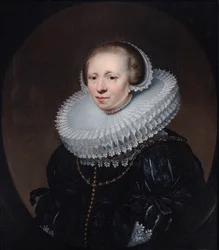 Portrait of a Lady in a Painted Oval