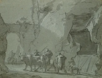 Shepherds in Front of an Archway, c.1650-52