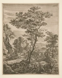 Landscape with a Large Tree