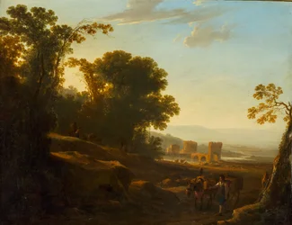 Landscape with the Ponte Lucano and the Tomb of the Plautii