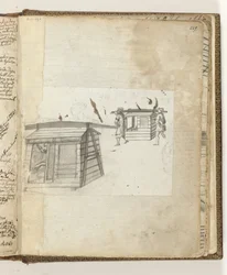 Sedan Chair with Passenger