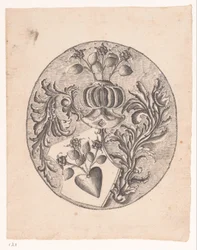 Family Crest with Rose