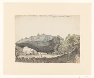 Islamic Rock Shrine of Kuragala in Ceylon