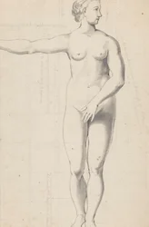 Nude Studies of Woman and Man
