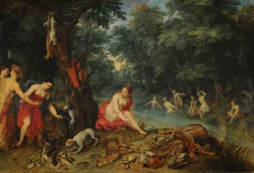 Bath of the Nymphs (The Nymphs of Diana Returning from Fishing)