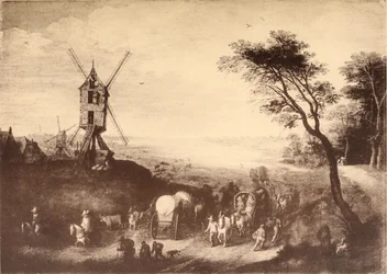 Landscape with Windmill
