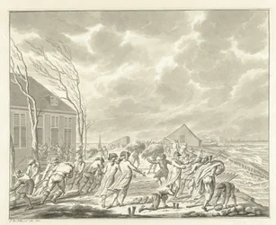 The Flooding of the Diemerzeedijk near Amsterdam, 1776