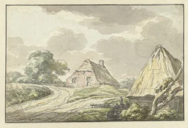 Farmhouse at the Fork of a Country Road
